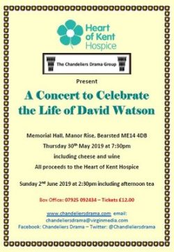 Chandeliers Drama Group - Maidstone, Kent - Production Poster