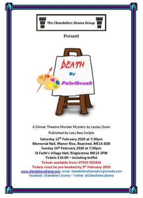 Chandeliers Drama Group - Maidstone, Kent - Production Poster