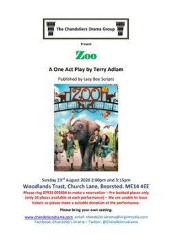 Chandeliers Drama Group - Maidstone, Kent - Production Poster